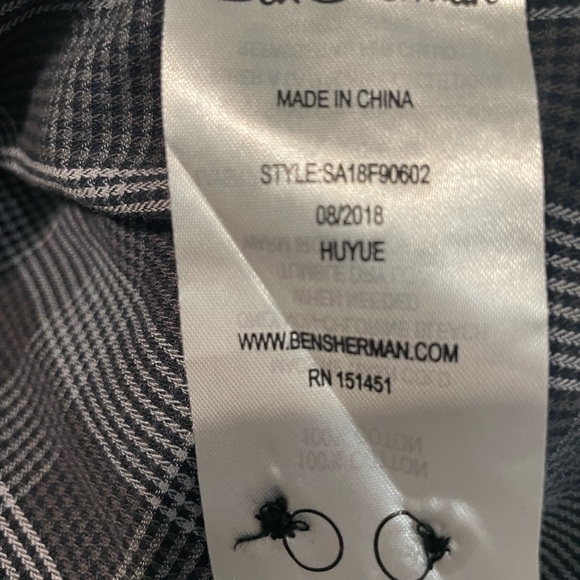 Ben Sherman Plaid Button down - Picture 4 of 4